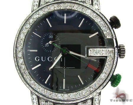 aardolie Bekwaamheid Regeneratie Fully Iced Gucci Watch 15576: quality jewelry at TRAXNYC - buy online, best  price in NYC!