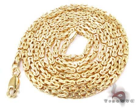YG Byzantine Chain 22 Inches, 2mm, 7.20 