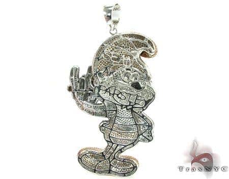 Large Papa Smurf Pendant 17018 Mens 