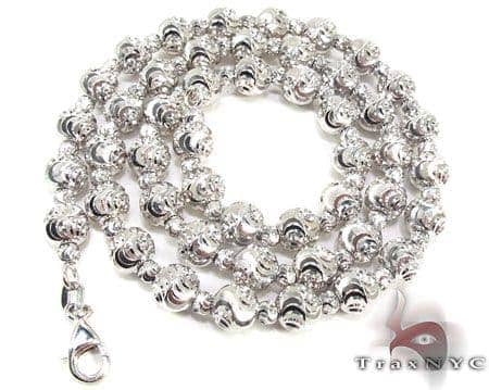 Mens Gold Chain White Gold 14k
