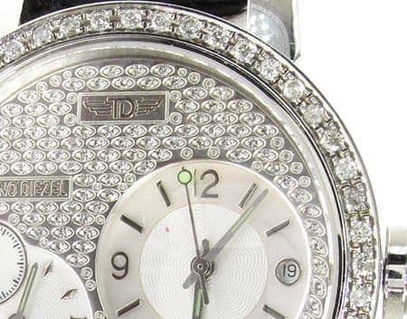 Diesel shop diamond watch