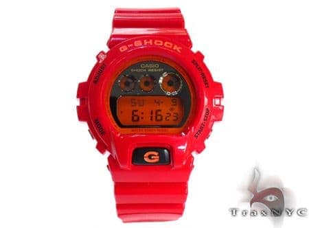 Casio G-Shock Red Plastic Resin Orange 