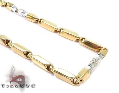 bullet link gold chain