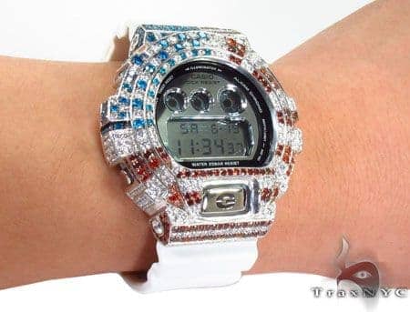 G Shock Mirror Metallic Vintage Metal White Watch DW-6900MR-7 with