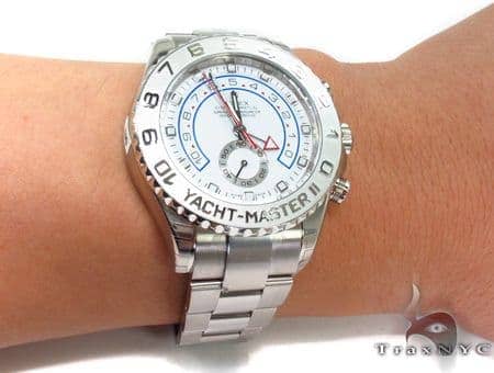 Rolex Yacht Master II White Gold 116689 29020 quality jewelry at