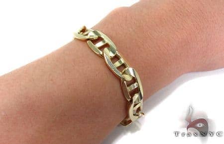 14k gold mariner bracelet