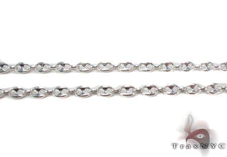 Gucci Link Silver Chain 16 Inches 3mm 8 