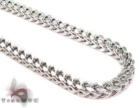 32 white gold chain