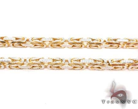 diamond cut byzantine chain