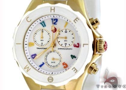 Michele white sale jelly watch