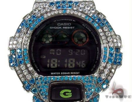 Casio G-Shock Blue & White Watch 32282