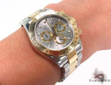 Rolex daytona two sale tone grey dial