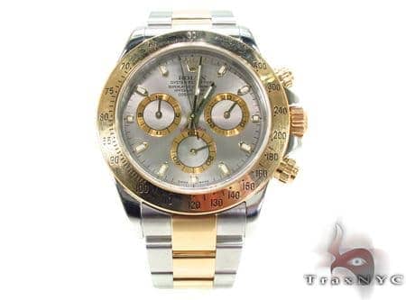 Rolex daytona two tone grey outlet dial