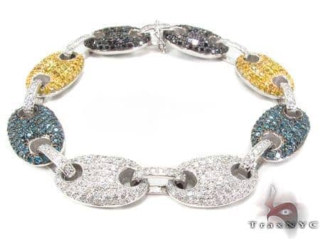 gucci link bracelet diamond