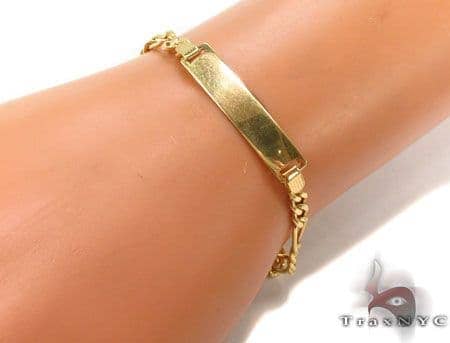 Mens Gold Steel ID Bracelet With Extension Link | The Silver Store
