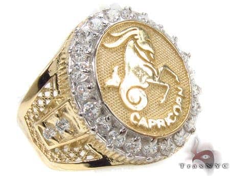 mens capricorn ring