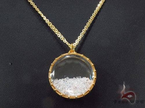 loose diamond necklace