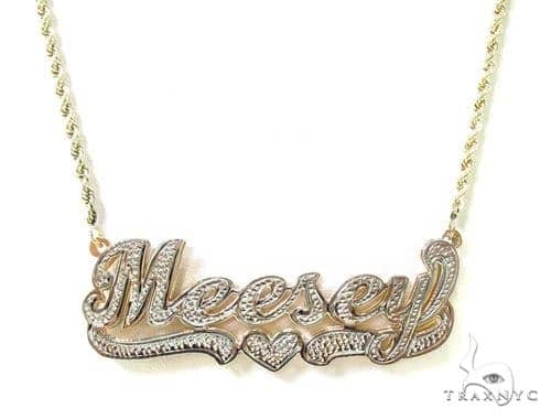 ghetto name plate necklace