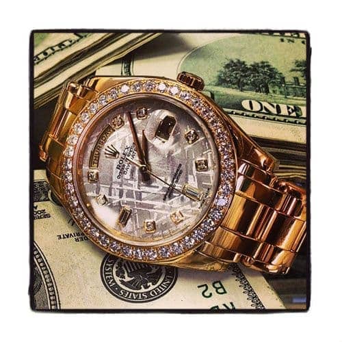 18k gold watch rolex