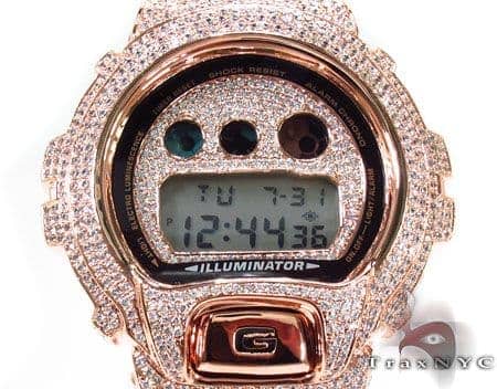 G-shock Fully Ice White Color CZ Loaded Watch 37316