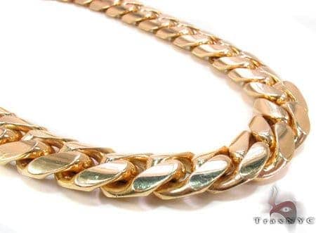 22mm Miami Cuban Link Diamond Necklace 14K Solid Gold 59.65ctw