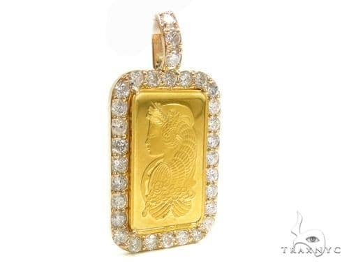 5 Gram Gold Pamp Suisse Bar Diamond Pendant 2 Mens Metal 14k Round Cut 48 Ct - Pamp Suisse Gold Bar Pendant 5 Gram Gold Pamp Suisse Bar Diamond Pendant 2 Mens Metal 14k Round Cut 48 Ct - Pamp Suisse Gold Bar Pendant