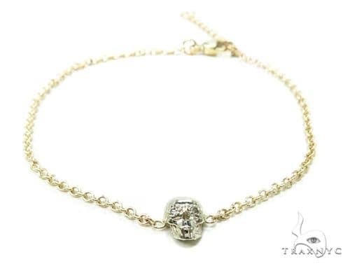 ladies skull bracelet