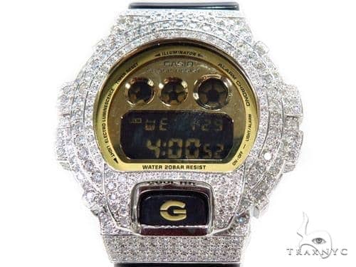 g shock watches white and gold