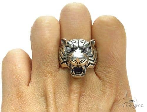 Buy Tiger Gold Diamond Mens Ring, Mens Wedding Gold Ring, Hallmarked 18k  Gold, Natural Diamond Ring, One of A Kind Ring, Heavy Engagement Ring  Online in India - Etsy