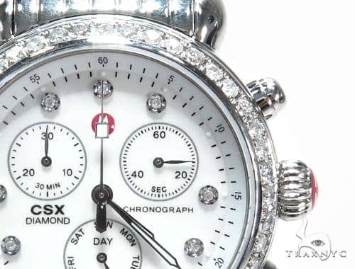 Michele watch csx diamond on sale chronograph