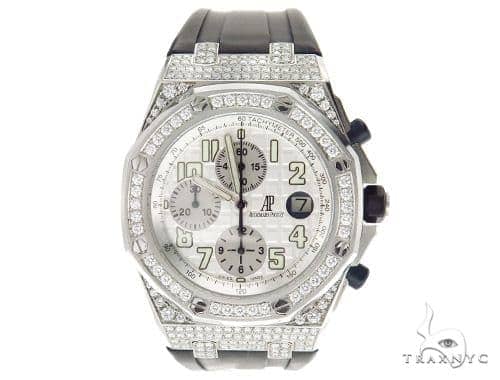 pave diamond watch