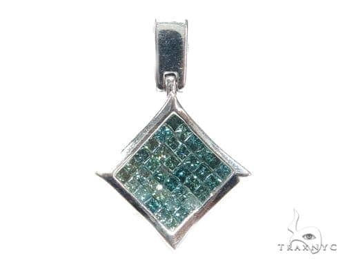 mens blue diamond necklace