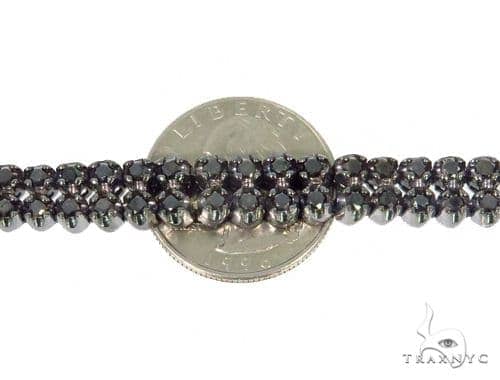 14k White Gold Diamond Leather Rope Bracelet 65035: buy online in NYC. Best  price at TRAXNYC.