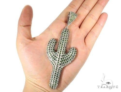 diamond cactus pendant