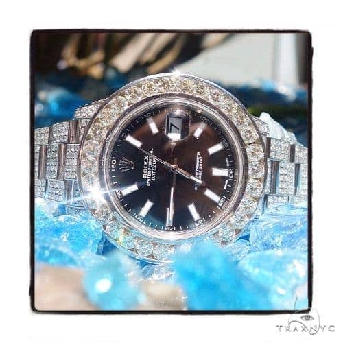 White gold hotsell bust down rolex