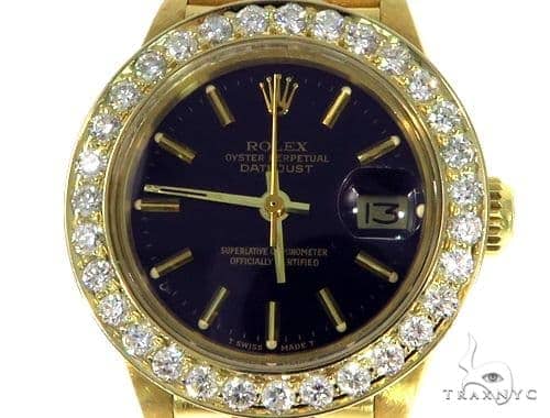 ladies gold and diamond watches