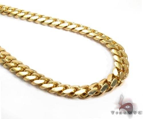 Miami Cuban Chain 14k Yellow Gold 345.4 