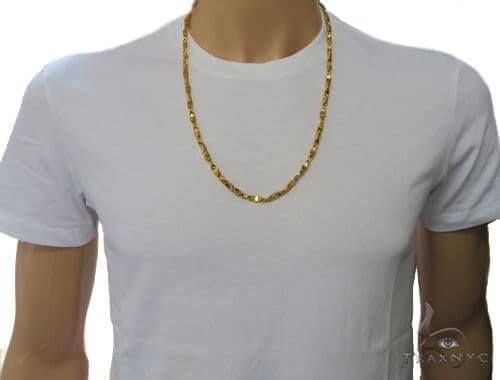 24k Gold Chain 26 Inches 4mm 87.7 Grams 