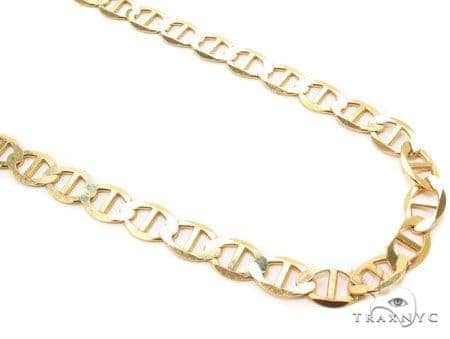 Mens 10k Solid Yellow Gold Gucci Chain 