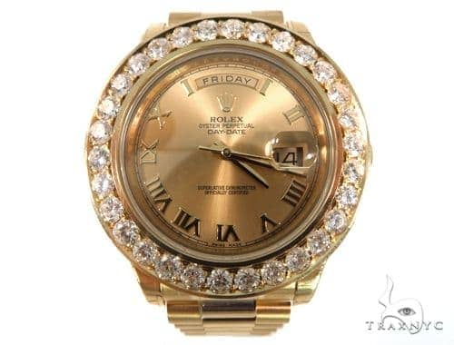 pave diamond watch