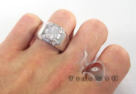 mens diamond bling rings