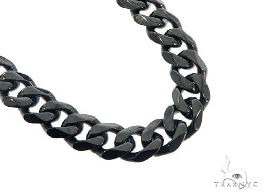 Black Stainless Steel Miami Cuban Link 