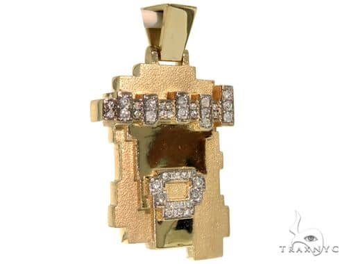 Prong Diamond Lego-Style Jesus Piece 