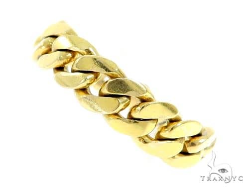 14k Gold 8.0mm Miami Cuban Link Ring 
