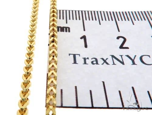 10K Yellow Gold Franco Link Chain 26 