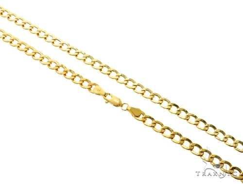 10K Yellow Gold Hollow Cuban Curb Link 