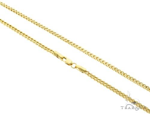 10K Yellow Gold Franco Link Chain 20 