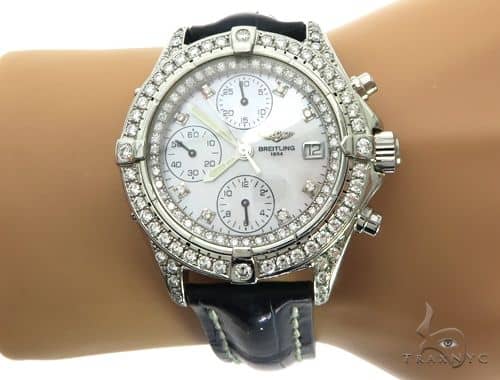 Pre-Owned Breitling Diamond Watch 3.8 