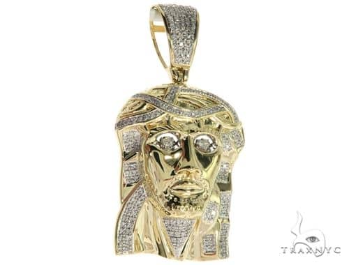 10K Yellow Gold Micro Pave Diamond 