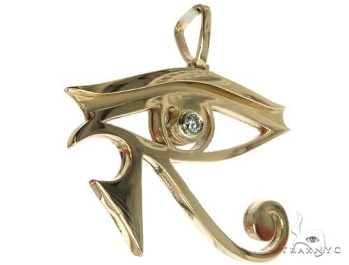 Custom Made Bezel Diamond Eye of Horus 